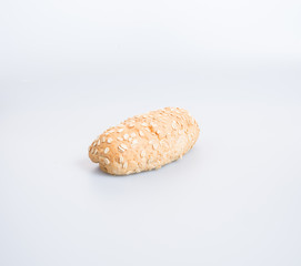 bread or oat bread on the background.