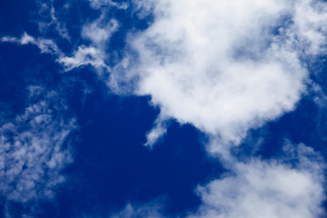 Obraz premium Blue sky with clouds.