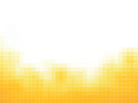 Yellow Squares Mosaic Background