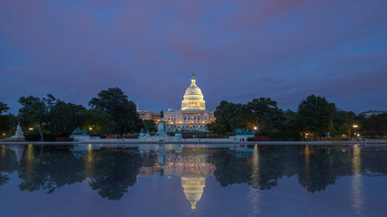 Obraz premium The US Capitol in Washington DC Landscape