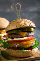 Big hamburger