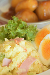 芋料理　ポテトサラダと煮っころがし