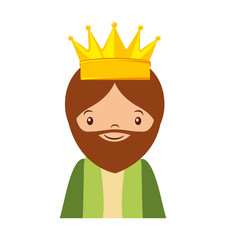 wise man epiphany manger character vector illustration design