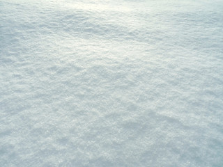 background of fresh snow