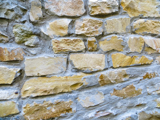 Texture of the stone wall