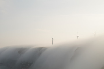 Brouillard sur la côte d'Opale