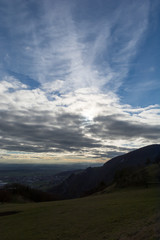 Naklejka premium Blauer Himmel Aussicht Natur und Landschaft