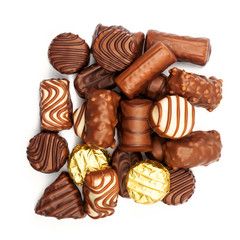 Assorted chocolate candies