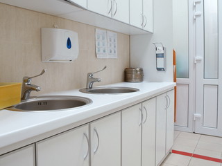 sinks for surgeons. preoperative.