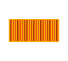 delivery container isolated icon vector illustration design