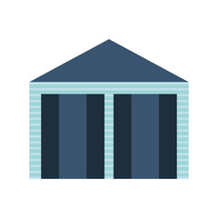 warehouse building isolated icon vector illustration design