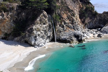 McWay Falls at Julia Pfeiffer Burns State Park © Theodore