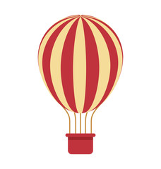 balloon air hot travel vector illustration design