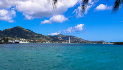 Industrie mit Windräder
