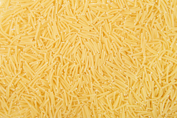 Raw vermicelli pasta background