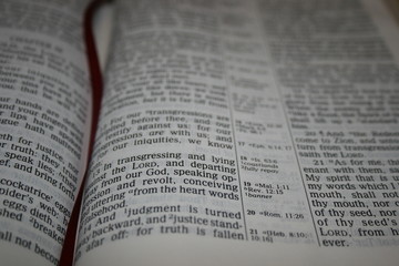 Fototapeta premium Close up of the bible
