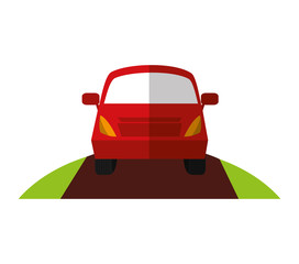 car auto vehicle isolated icon vector illustration design