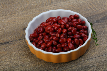 Red canned kidney beans