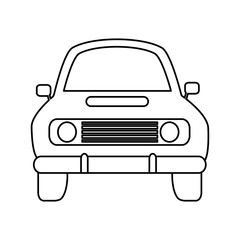car auto vehicle isolated icon vector illustration design