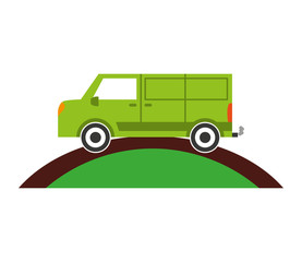 car auto vehicle isolated icon vector illustration design