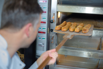 fresh bread from the oven