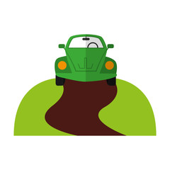 car auto vehicle isolated icon vector illustration design