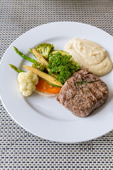 grilled fillet steak