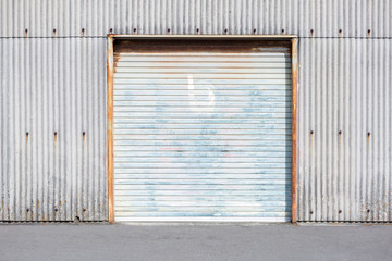 Obraz na płótnie Canvas warehouse door