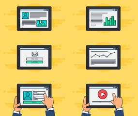 Web Template Form On Tablet