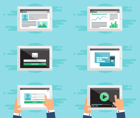 Web Template Form On Tablet