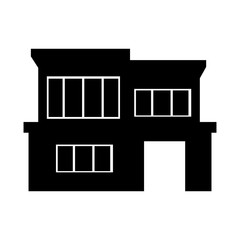 exterior house isolated icon vector illustration design