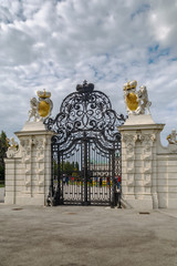 gate to the Belvedere Palace, Vienna