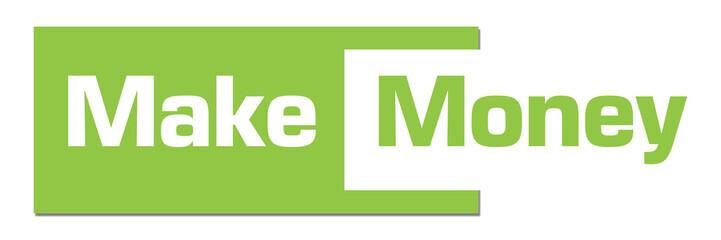 Make Money Green Stripe Horizontal 