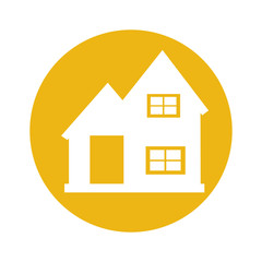 exterior house isolated icon vector illustration design