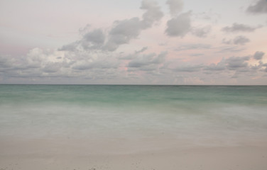 Cayo Largo, sunset at the seaside