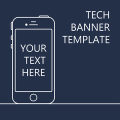 Web Banner with Phone