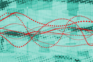 Background with light beads, illustration