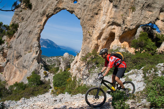 Sardinia between mountains and sea - Riding mountain bike