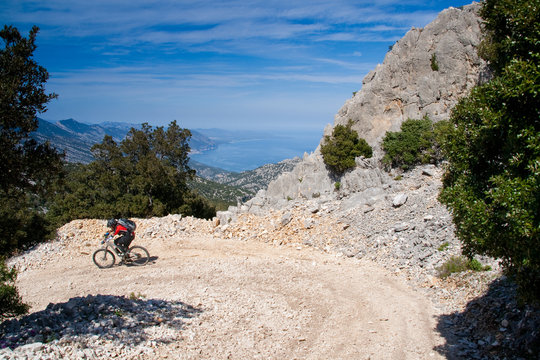 Sardinia between mountains and sea - Riding mountain bike