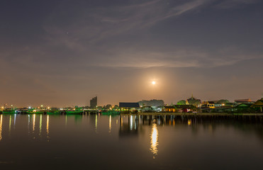 Night view of in thailand