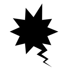 Bubble icon. Communication message discussion and conversation theme. Isolated design. Vector illustration