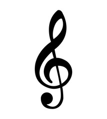 music note isolated icon vector illustration design