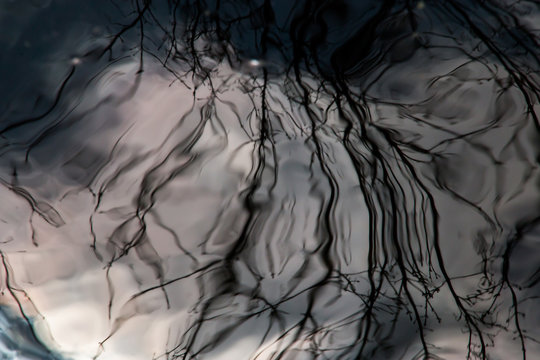 Vertigo - reflektierende Wasseroberfl&auml;che