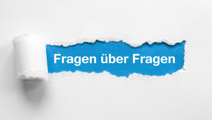 Fragen über Fragen