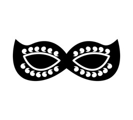 party mask isolated icon vector illustration design