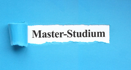 Master - Studium