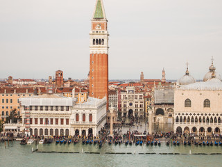Obraz premium aerial views of venice skyline, italy