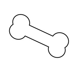 bone mascot toy isolated icon vector illustration design