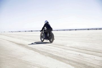 Obraz premium El Mirage land speed racing