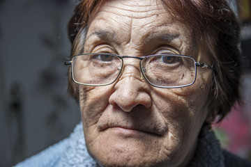 portrait of an elderly woman